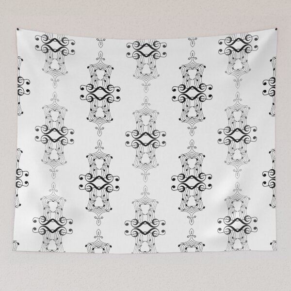 Item preview, Musical Notes In a mirrored pattern . designed and sold by MindTravel.