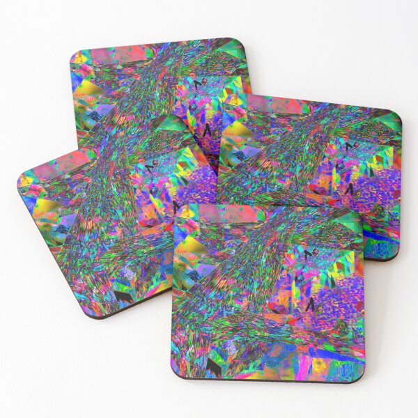 Item preview, spaceship lost in the orion nebula (glitch abstract scifi illustration) designed and sold by (b)ananartista SBUFF.