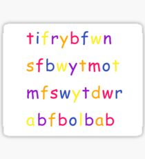 This is for Rachel Sticker