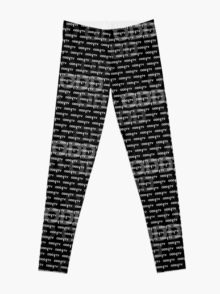 Alternate view of ODD TV logo pattern Leggings