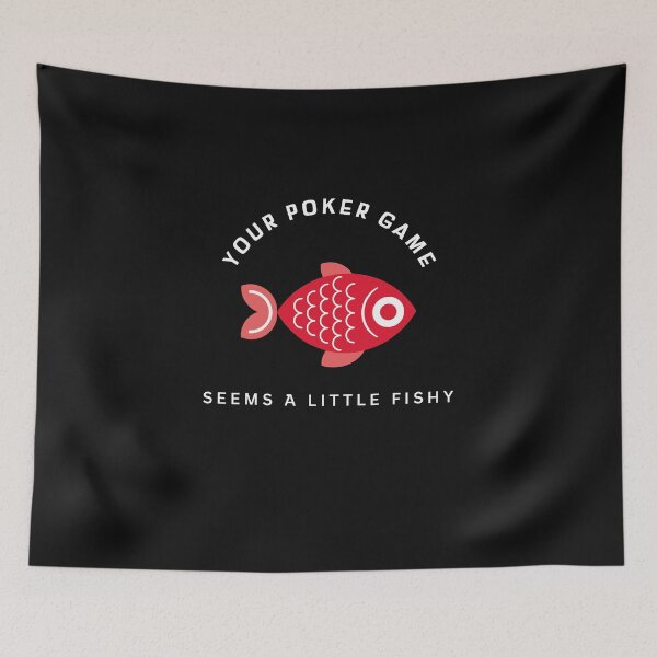 Item preview, Your poker game seems a little fishy Texas Holdem designed and sold by RogerWBDesigns.