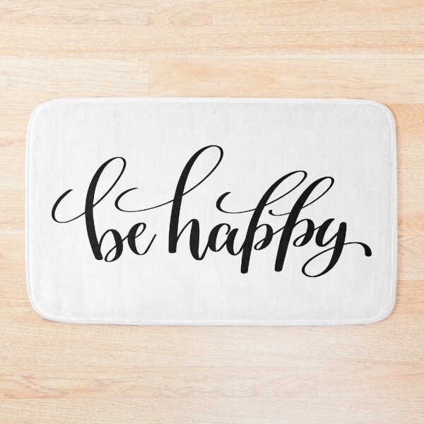 Item preview, Be Happy Inspirational Quotes designed and sold by ProjectX23.