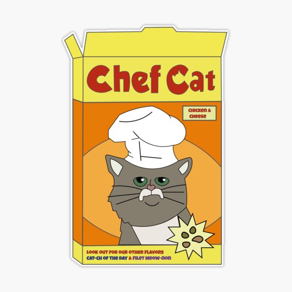 Chef Cat Sticker