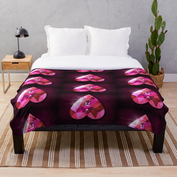 Spinel Gem Corrupt Version Throw Blanket