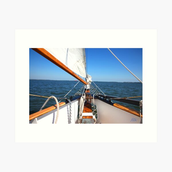 Sailing Out to Sea Art Print