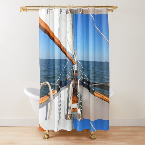 Sailing Out to Sea Shower Curtain