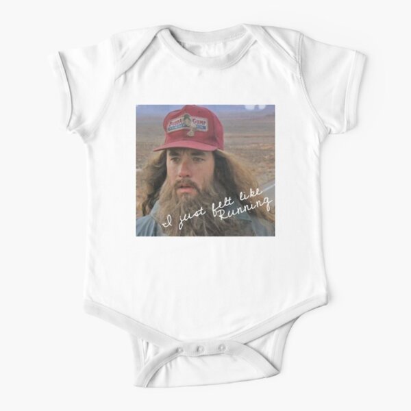 I Just Felt Like Running Square Baby One Piece By Theboyteacher Redbubble