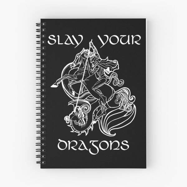 Item preview, St. George, Slay Your Dragons -  WhiteText designed and sold by LogosWear.