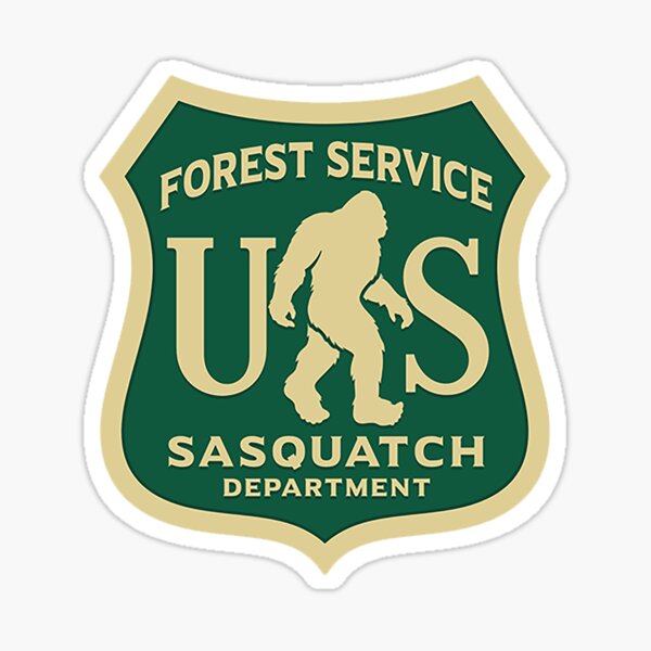 Bigfoot Department - Forrest Service Sticker