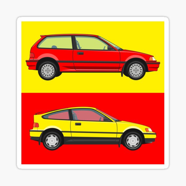 Civic Si and CR-X Si Sticker