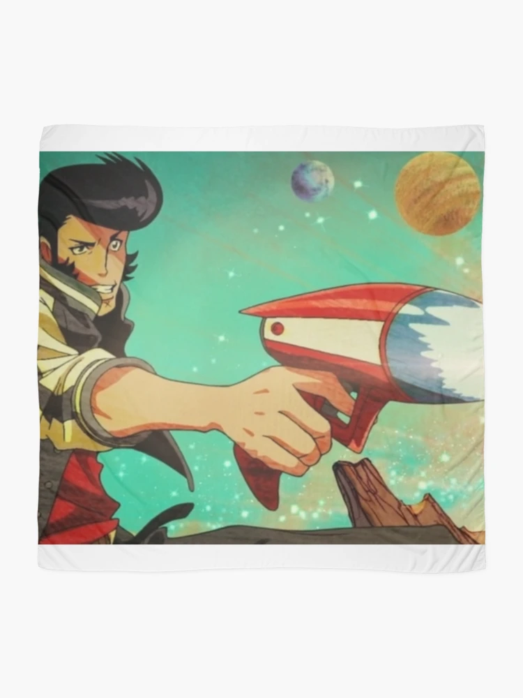 Thumbnail 2 of 3, Scarf, Space dandy designed and sold by Riceee.