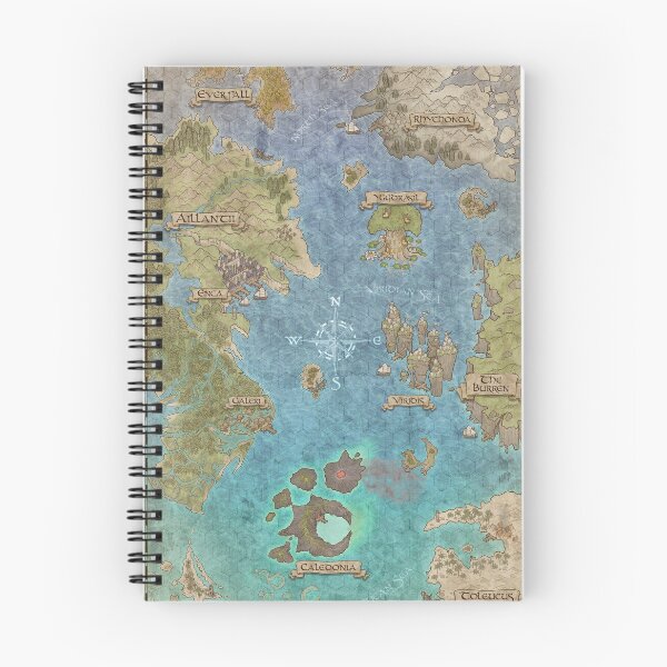 Item preview, Fantasy RPG Map - "Corvidean Realm" designed and sold by TeaToucan.