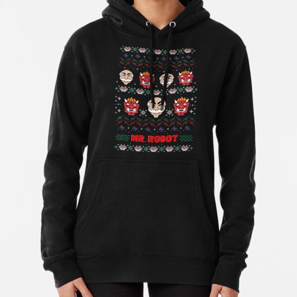 Modèle de vacances Mr Robot Sweat à capuche épais