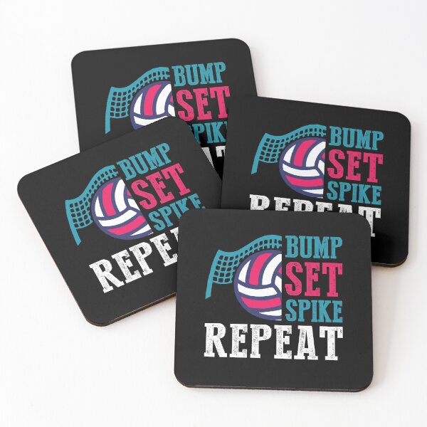 Item preview, Bump Set Spike Repeat - Volleyball Sports Team Coach Player Gift designed and sold by Dressed For  Duty.