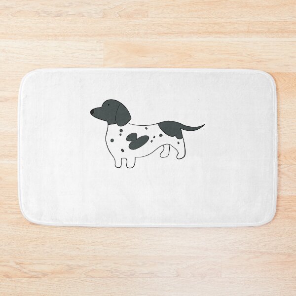 Item preview, Black Piebald dachshund weenie dog sticker  designed and sold by BohemianBalance.