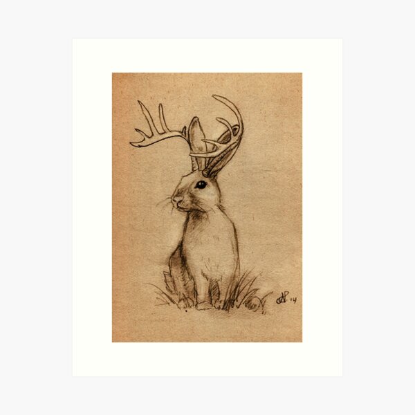 Item preview, Jackalope designed and sold by Nicole Cadet.