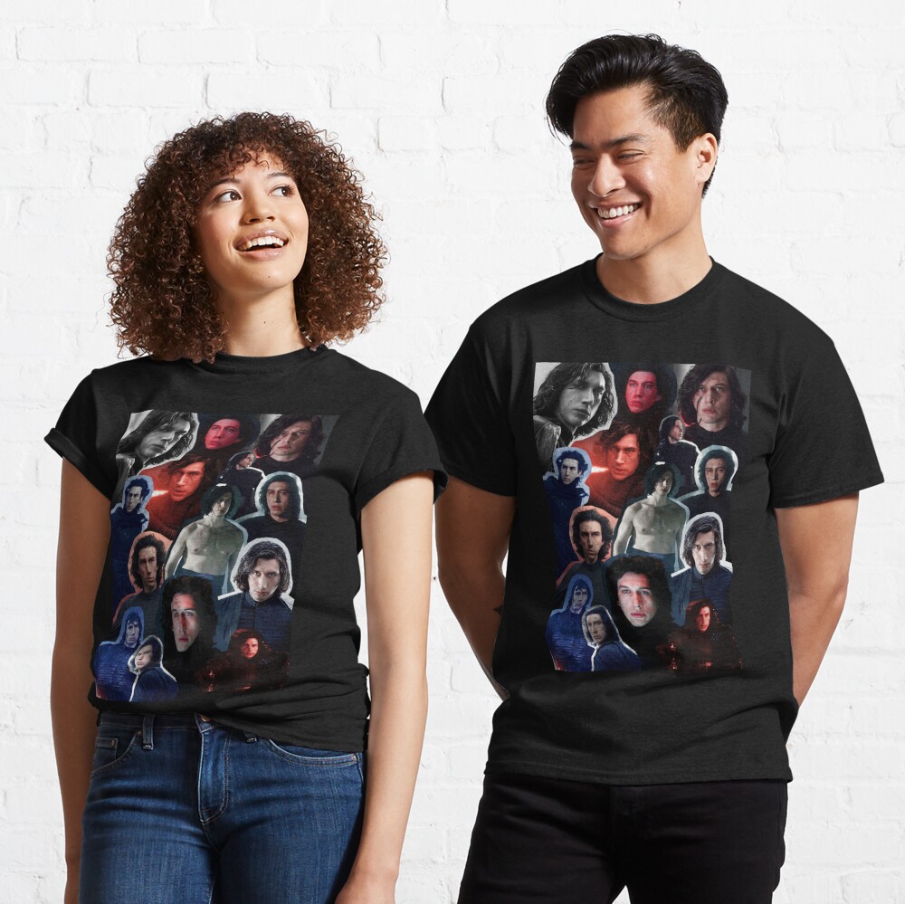 Adam Driver Als Ben Kylo Collage Edit T Shirt Von Goon Squad Redbubble