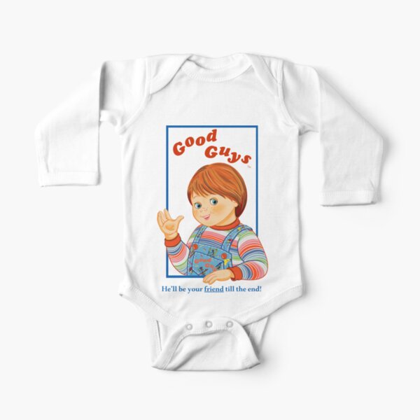 Child's Play - Good Guys - Chucky Long Sleeve Baby One-Piece