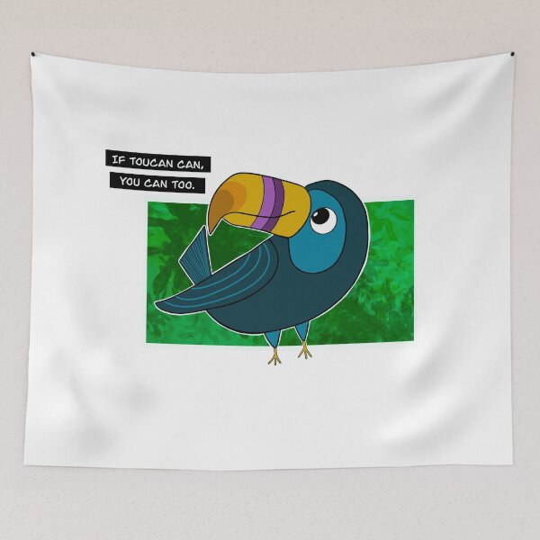 Item preview, Motivational toucan designed and sold by Artistic-Sins.