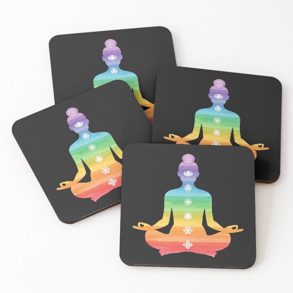 Item preview, 7 Chakras Product. Retro Style Yoga, Meditation Print designed and sold by PackAPunch.