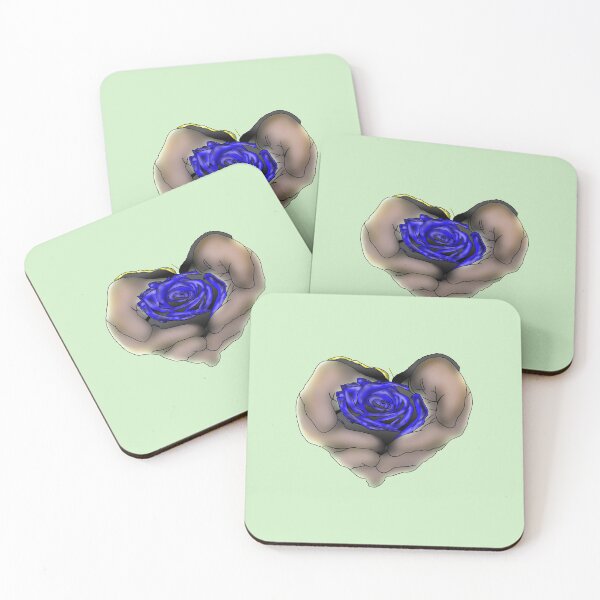 Item preview, Holding A Blue Rose designed and sold by Teal-Cookie.