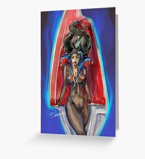 Time Zipper Greeting Card