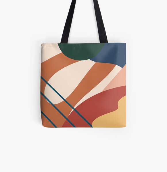 Abstraction All Over Print Tote Bag