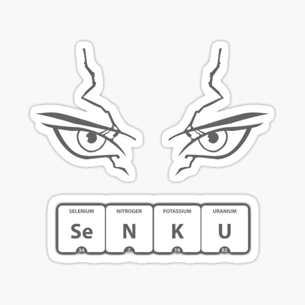 Dr Stone Senku Eyes Sticker