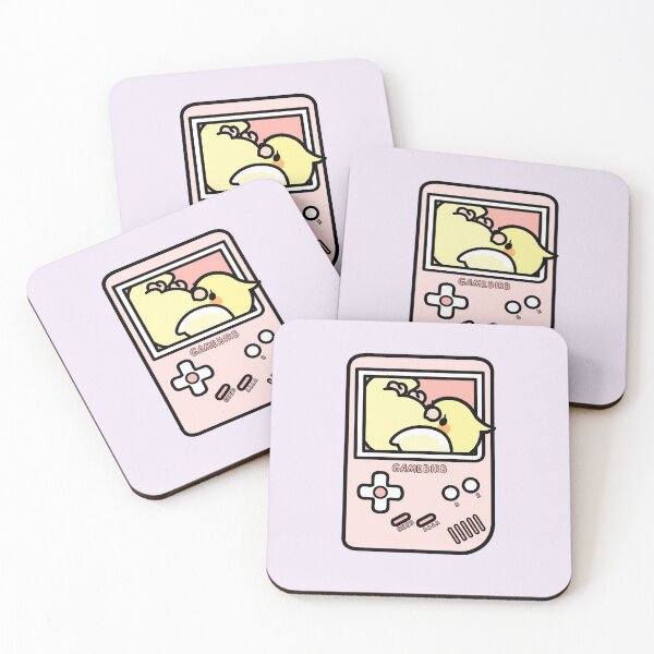 Item preview, Pink -  Cockatiel (Lutino) Gamebirb designed and sold by blirbos.