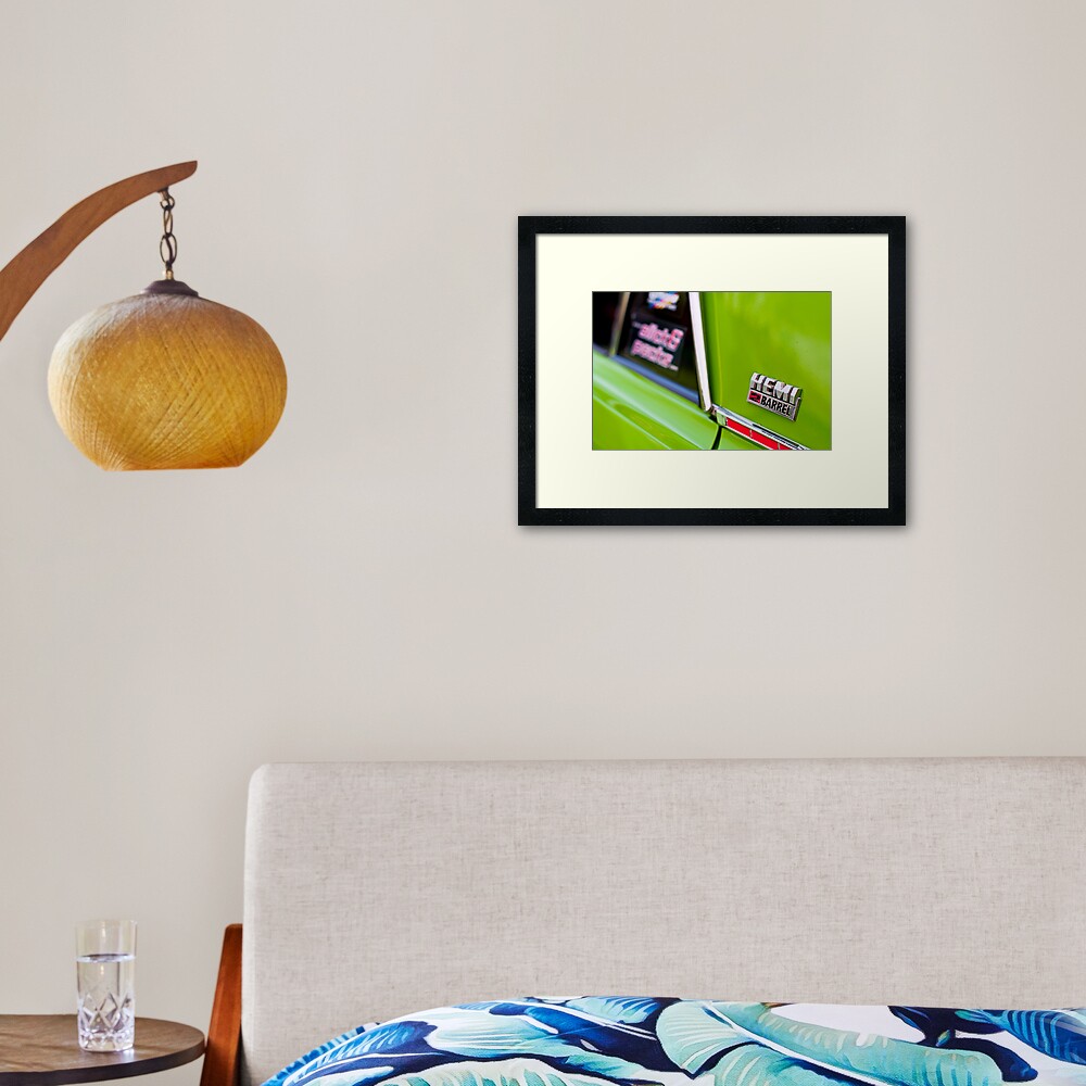 Green Pacer Hemi Framed Art Print