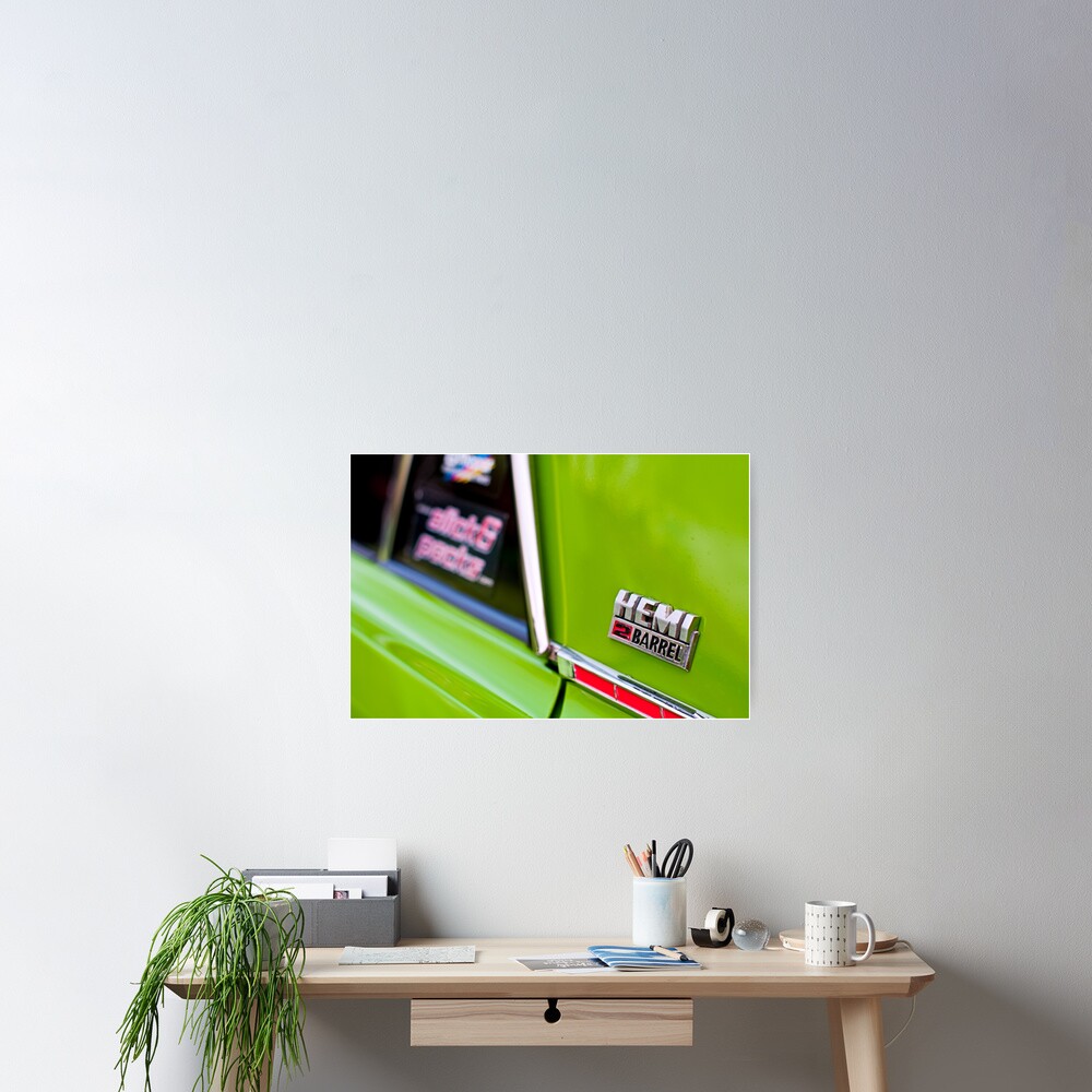 Green Pacer Hemi Poster