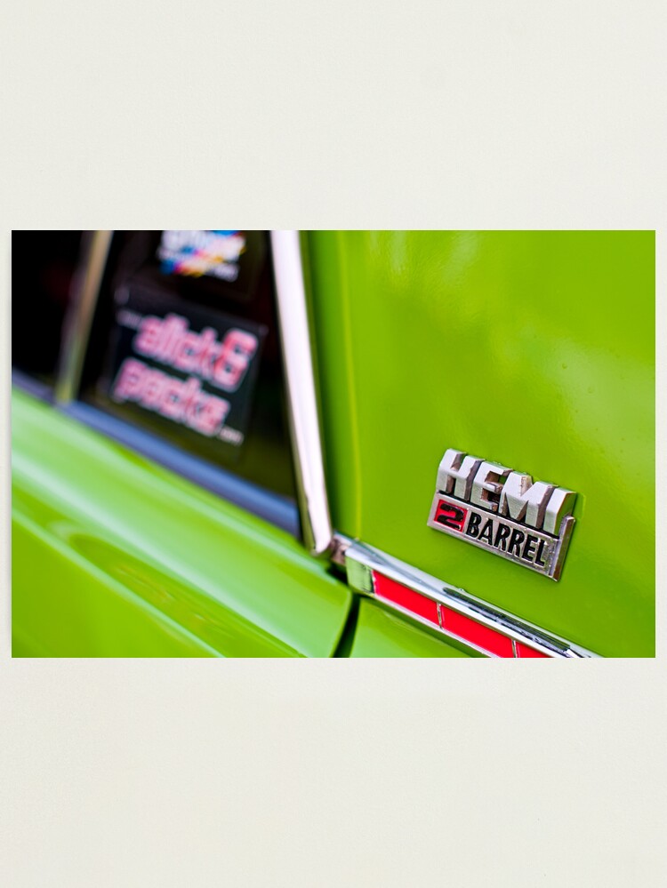 Alternate view of Green Pacer Hemi Photographic Print