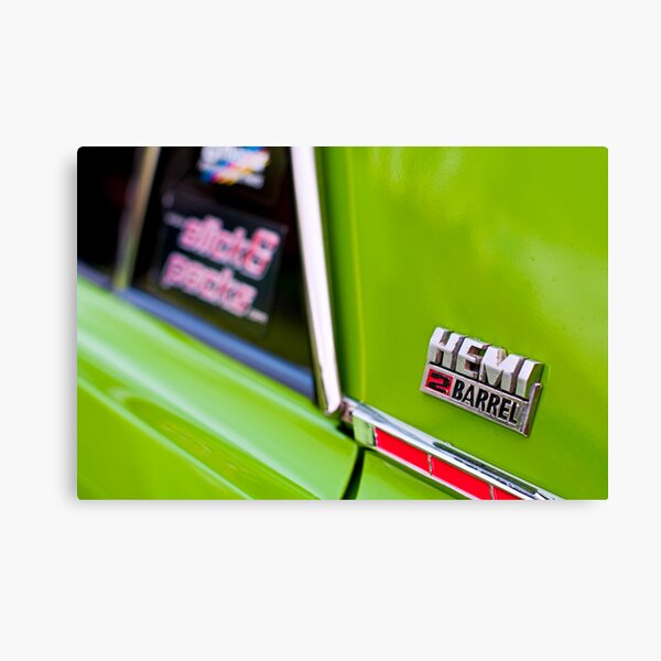 Green Pacer Hemi Canvas Print