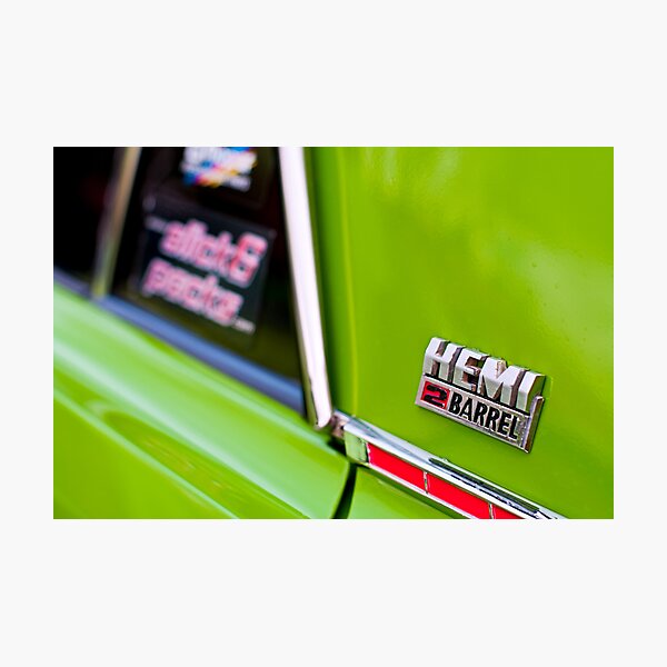Green Pacer Hemi Photographic Print