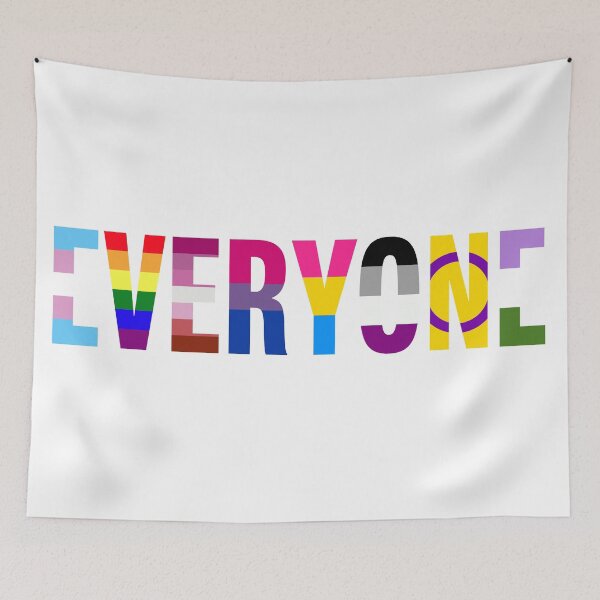 Item preview, LGBT Gay Pride Month Everyone Love designed and sold by JustLivinLife.
