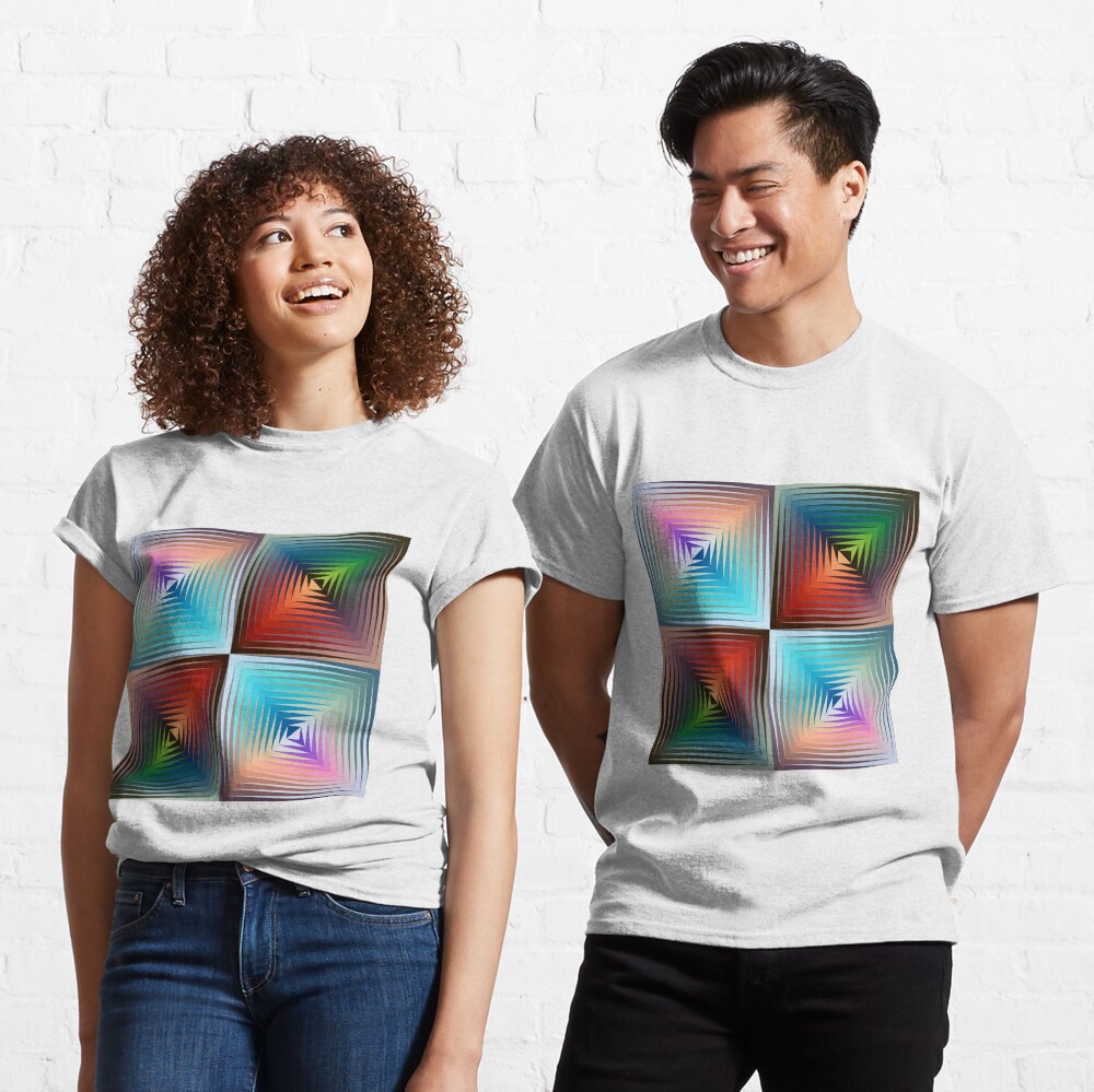 Victor #Vasarely, was a Hungarian-French #artist, who is widely accepted as a #grandfather and leader of the #OpArt movement Classic T-Shirt
