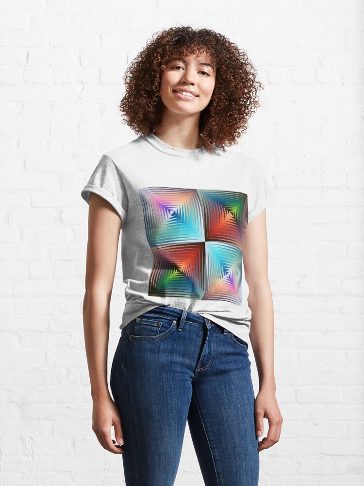 Alternate view of Victor #Vasarely, was a Hungarian-French #artist, who is widely accepted as a #grandfather and leader of the #OpArt movement Classic T-Shirt