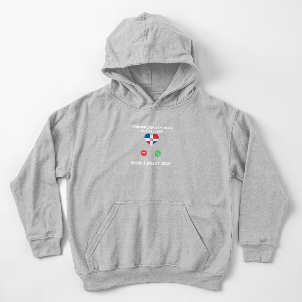 Dominican Republic text Black Kids Sweatshirt