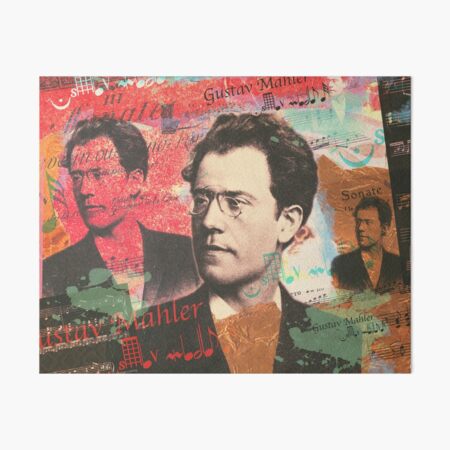 Item preview, Gustav Mahler portrait, classical music designed and sold by Mauswohn.