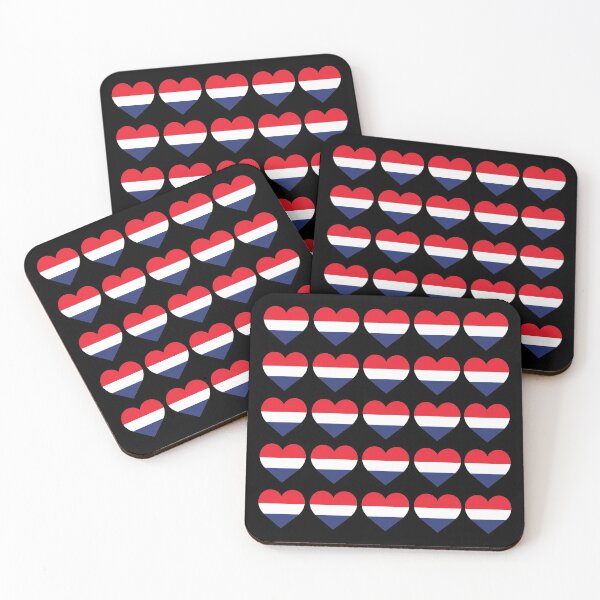 Item preview, Love My Netherlands Hearts Flag designed and sold by HelloFromAja.