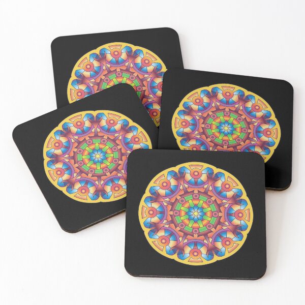 Item preview, Mandala yellow green designed and sold by wolfgangrainer.