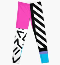 Colorful Retro Memphis Abstract Leggings