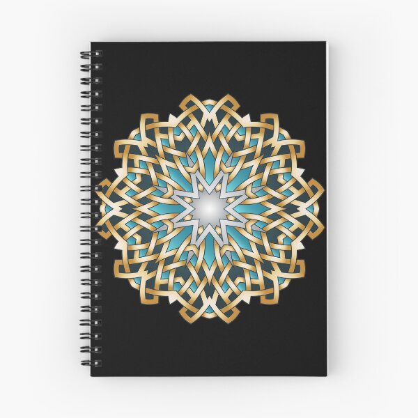 Item preview, Mandala gold blue designed and sold by wolfgangrainer.