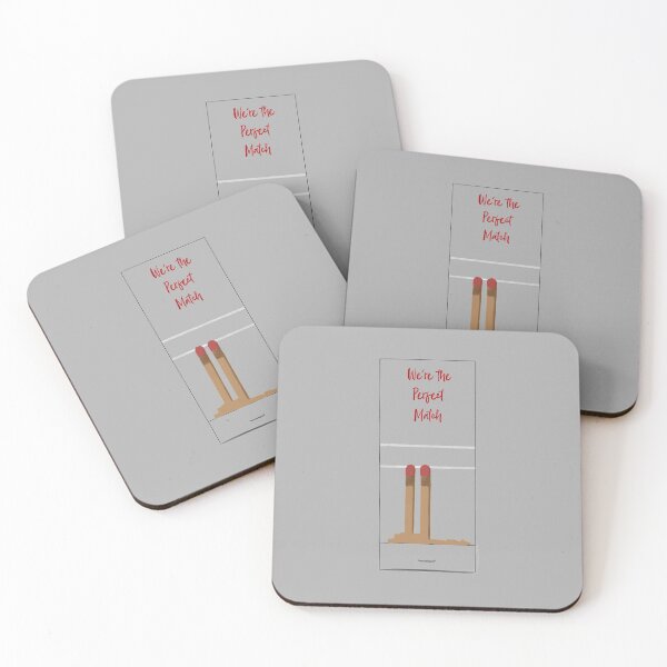 Item preview, We're the perfect Match - Valentines motive designed and sold by MandWthings.