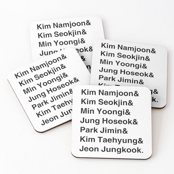 Item preview, BTS Name List designed and sold by caitied10.