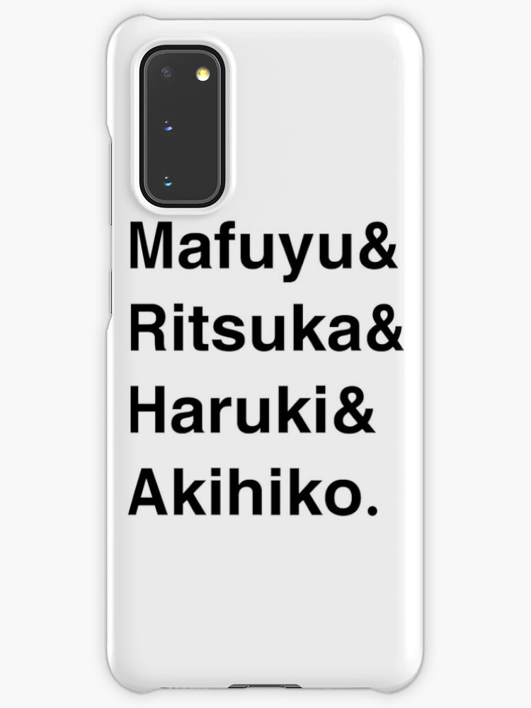 Given Anime Names List Case Skin For Samsung Galaxy By Caitied10 Redbubble