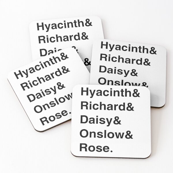 Item preview, Keeping up appearances character name list designed and sold by caitied10.