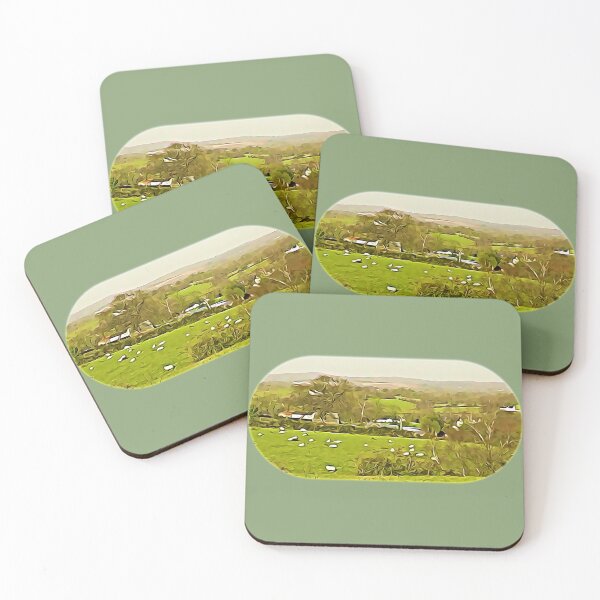 Item preview, A view across the fields designed and sold by DAscroft.
