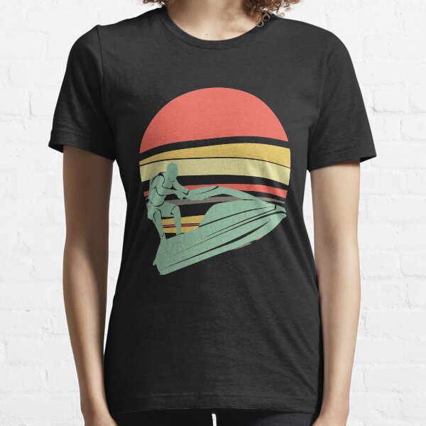 Retro Jet Ski Water Sports Essential T-Shirt