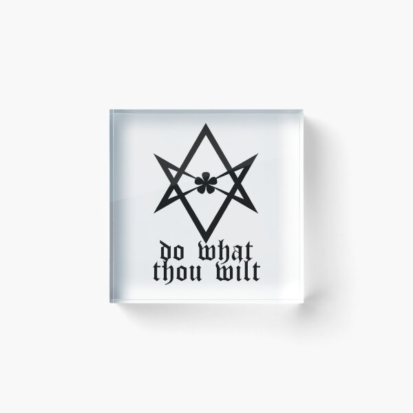 Item preview, Do What Thou Wilt - Unicursal Hexagram designed and sold by artpirate.